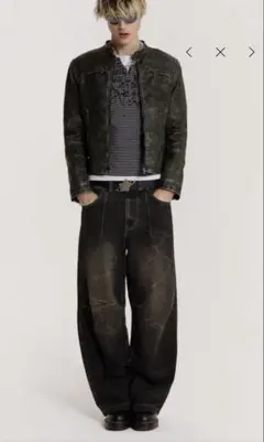 ド*ん様 JADED LONDON チェック BAGGY JEANS 完売品激レ 2025年最新】jaded london デニム チェックパンツの人気アイテム