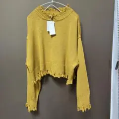 ダメージニット ニット