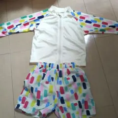 西松屋 ベビー水着 上下セット 80cm 90cm