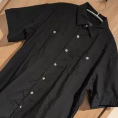 X-LARGE エクストララージ ワークシャツ 半袖シャツ ブラック S