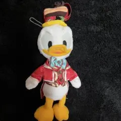 ドナルドダック ぬいぐるみバッジストラップ