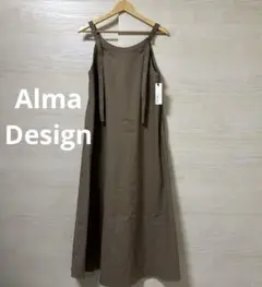 Alma Design★新品 タグ付き 未使用 ノースリーブ ロングワンピース