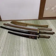 模造刀　白鞘　ジャンクあり　まとめ売り　太刀　小太刀　6本セット 模造刀 白鞘 ジャンクあり まとめ売り 太刀 小太刀 6本セット