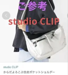 最終❗️美品！からだよろこぶシリーズ スタジオクリップ　 ショルダー&ボディバッグ