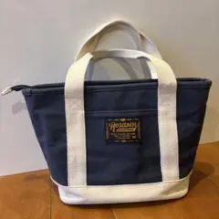 美品 Rosasen ネイビー キャンバス カートバッグ
