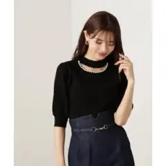 プロポーションボディドレッシング　ニット　パール PROPORTION