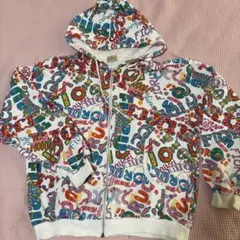 FIORUCCI フィオルッチ 総柄 ジップアップパーカー 160花柄サイケ