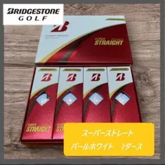 ブリヂストンゴルフ スーパーストレート パールホワイト １ダース 2025モデルのサムネイル