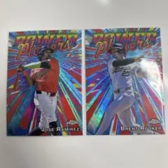 MLB José Ramírez Brent Rooker2枚セット