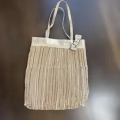 シャンパンゴールド　オケージョンバック