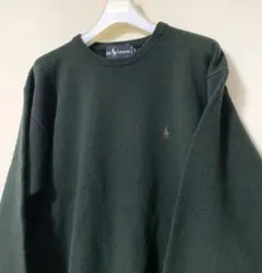 Polo Ralph Lauren クルーネックセーター レディースL 深緑