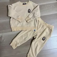 XLARGE KIDS ベージュ セットアップ 100cm