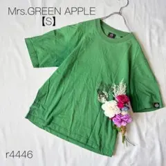 ミセスグリーンアップル×ジーユー　コラボ　Tシャツ　ロゴ　グリーン【S】