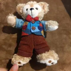 ダッフィー バレンタイン　ぬいぐるみバッチ