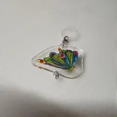 かっぱ寿司 はらぺこあおむし 蝶　目印キーホルダー