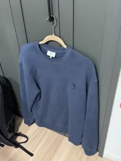 MAISON KITSUNÉ ネイビー トレーナー L