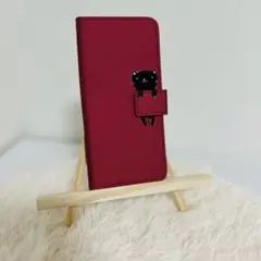 iPhone 14Pro MAX スマホケース レッド 赤 猫 ギフト