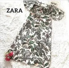 ☘️T22734☘️新品 ZARA パッチワーク オールインワン ジャンプ 