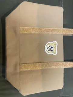 ラブラリー バイ フェイラー オールドテディ ワッペントートバッグ 小 ベージュ