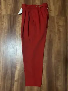 ハバーサック ボタン付き　2タックパンツ