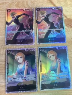 ワンピースカード 王族の血統 サンジ(ナミ)SR2枚セット - メルカリ
