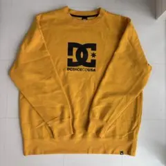 DC スウェット トレーナー イエロー 裏起毛 XL