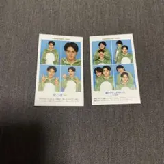 美少年 金指一世 週刊TVガイド 四コマ証明写真 切り抜き 2枚セット