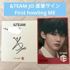 ＆TEAM JO 直筆サイン 個別 ジョー - メルカリ