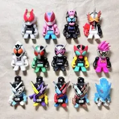 仮面ライダー ミニフィギュア 14体セット バスボール びっくらたまご