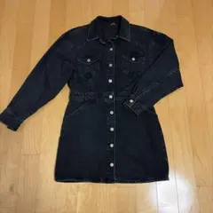 ZARA デニムシャツワンピース L