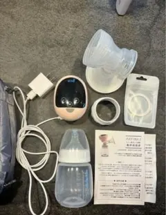 LARUTAN 電動搾乳機　電動母乳搾乳器 ポータブル 母乳パック４５枚おまけ