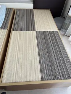 シングルベッドフレーム 収納付き