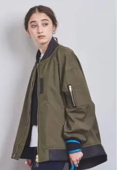 the reracs リラクス　ジップブルゾン　ジャケット　カーキ36