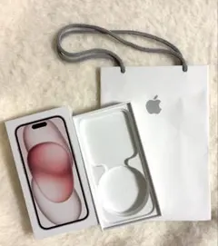 Apple iPhone 15 本体 空箱 ショッパー付き