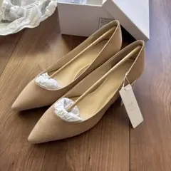 新品未使用SENSE OF PLACE ベージュ ポインテッドトゥパンプス