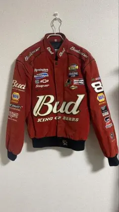 Budweiser Chase Authentics レーシングジャケット M 楽天市場】古着 CHASE AUTHENTICS Bud KING OF BEERS