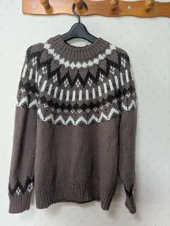 GU ノルディック柄　セーター