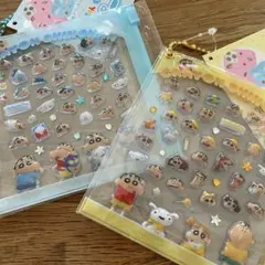 しんちゃん　デコパーツ　シール