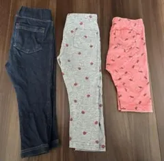 ズボン3本セット　80