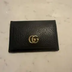 GUCCI ブラックレザー コインケース