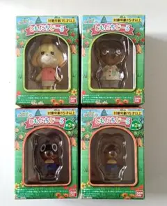 あつ森　ともだちどーる　しずえ　たぬきち　つぶきち　まめきち　4体セット