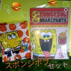 スポンジボブ　巾着袋　アルバム　キャラクターグッズ