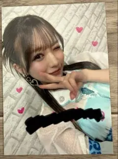 櫻坂46 勝又春さん&佐藤愛桜さん 直筆サイン入りステッカー さくみみ