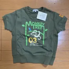 3can4on 半袖Tシャツ カーキ 100cm 新品のサムネイル