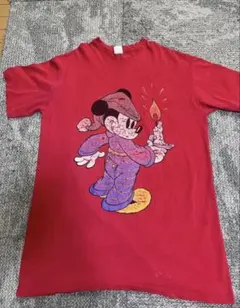 90s USA製 Disney ミッキーマウス　ロングTシャツ　ワンピにも