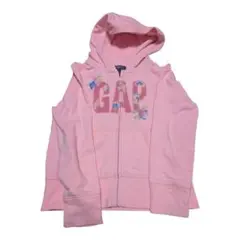 GAP Kids ピンク ジップアップパーカー 120