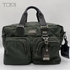 TUMI Alpha Bravo 2WAY ビジネスバッグ カーキ - メルカリ
