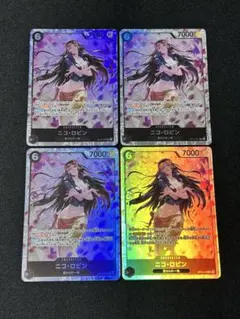ワンピースカード ニコ・ロビン SR 3枚セット まとめ売り OP12-087