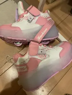 ファッション ローラーシューズ ピンク 27