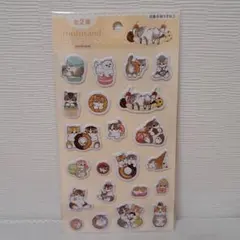猫とスイーツの立体シールセット